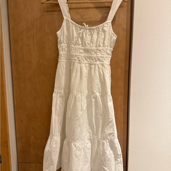 Sunday Best by Aritzia Martine Poplin dress in white. Small - Picture 2 of 9